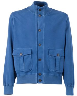 Circolo 1901 Flap-Pocket Bomber Jacket - Blue