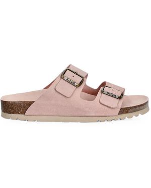Scholl Sandalias Con Cierre De Hebilla - Rosa
