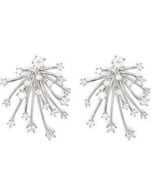 Panconesi Kismet Crystal-Embellished Earrings - White