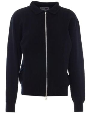 Howlin' Long-Sleeve Zip-Fastening Cardigan - Blue