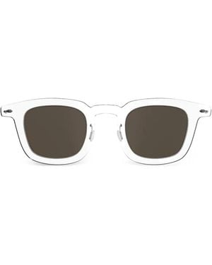 Lindberg Sonnenbrille Mit Eckigem Gestell - Grau