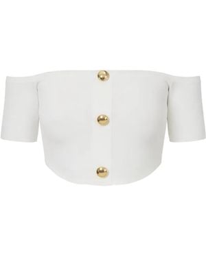 Elisabetta Franchi Top - White