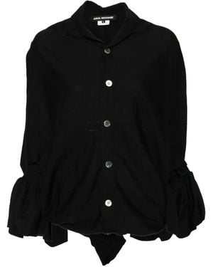 Junya Watanabe Cardigan Mit Gerüschten Ärmeln - Schwarz