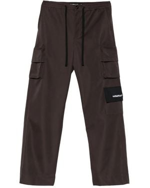 Notrainproof Logo-Appliqué Cargo Trousers - Grey