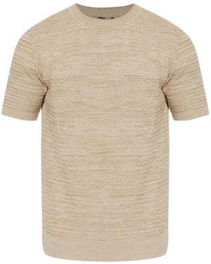Etro Camiseta Texturizada Con Parche Pegasus - Neutro