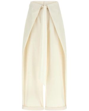 DARKPARK Stella Flap Trousers - White