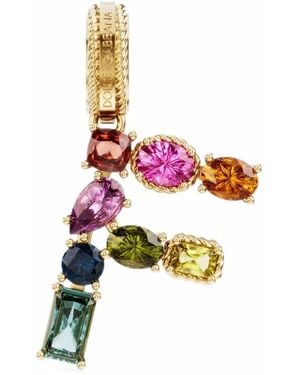 Dolce & Gabbana Pendente Alphabet F - Metallizzato