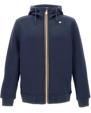 K-Way Zip-Up Hoodie - Blue