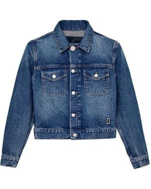 Marc Jacobs Shrunken Denim Jacket - Blue