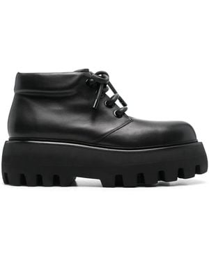 McQueen 70Mm Sofa Boots - Black