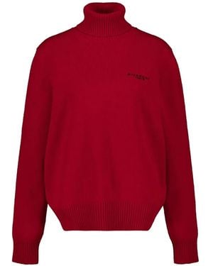 Givenchy Turtleneck Long-Sleeve Jumper - Red