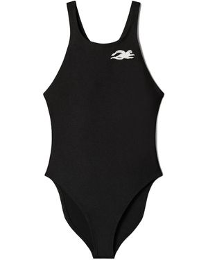 Tory Burch Racerback Bodysuit - Black