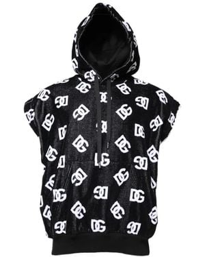 Dolce & Gabbana Mouwloze Hoodie - Zwart