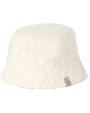 Brunello Cucinelli Logo-Patch Bucket Hat - Natural