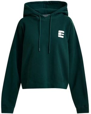 Essentiel Antwerp Sweater Met Logoprint - Groen