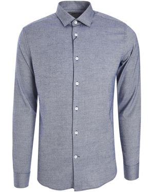 Corneliani Poplin Shirt - Blue