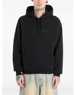 Dime Cursive Hooded Jumper - Black