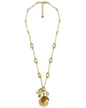 Goossens Fleur De Pavot Necklace - Metallic