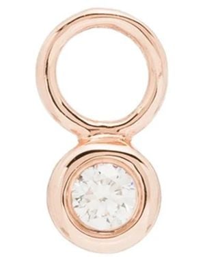 Roxanne First 14Kt Rose Diamond Single Charm - White
