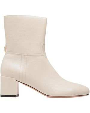 Bally Botas Daily-Emblem Con Tacón Grueso - Neutro