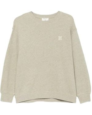 MAISON 123 Lesly Pullover Mit Logo-Stickerei - Natur