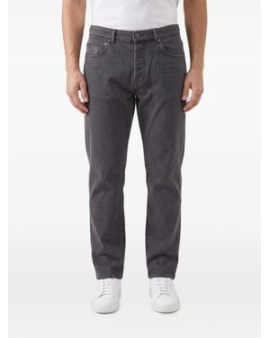 Brunello Cucinelli Five-Pockets Cotton Jeans - Gray