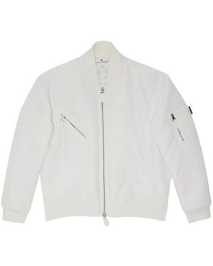 Courreges Hemdjacke Mit Reißverschluss - Weiß