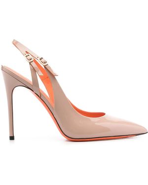 Santoni Audrey Pumps in White | Lyst