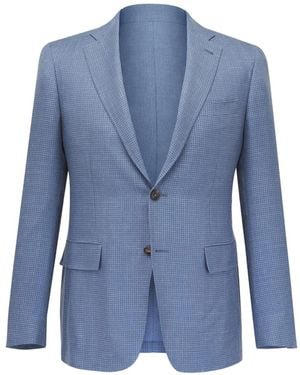 Canali Flap-Pocket Blazer - Blue