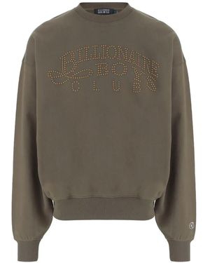 Billionaire Logo-Appliqué Sweatshirt - Green