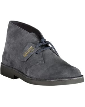 Clarks Evo Desert Boots - Blue