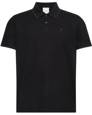 Calvin Klein Ss Refined Pique Tipped Classic - Black