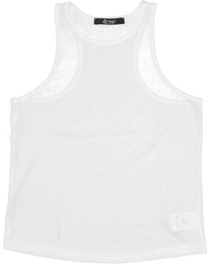 LA ROSE Cotton Jersey Tank Top - White