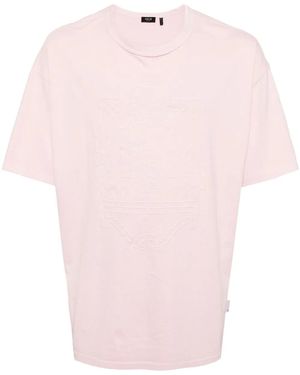 FIVE CM Camiseta Bordada - Rosa