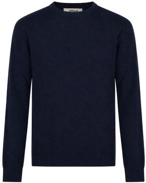 Altea Crew-Neck Jumper - Blue