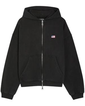 Cole Buxton Hoodie Met Logopatch - Zwart