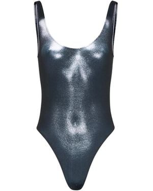 Jean Paul Gaultier Scoop-Neck Swimsuit - Blue