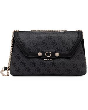 Guess Lindsey Shoulder Bag - Black