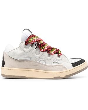 Lanvin Curb スエードトリム スニーカー - ピンク