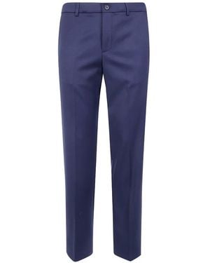 Cruna Pantalon De Tailleur Midtown En Laine - Bleu