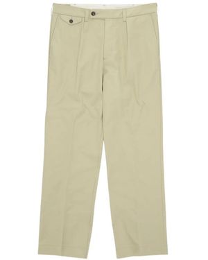 Fortela Riviera Pleated Trousers - White