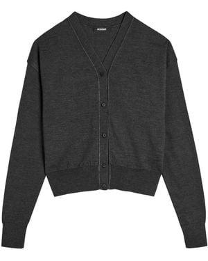 Jacquemus V-Neck Buttoned Cardigan - Black