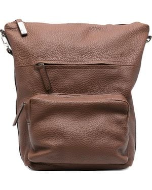 Hags Mochila con cremallera - Marrón