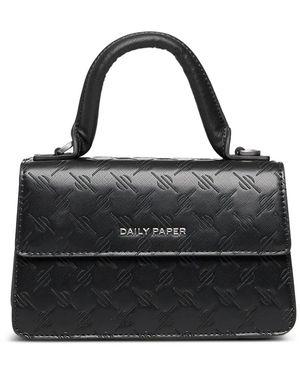 Daily Paper Mini Meru Tote Bag - Black