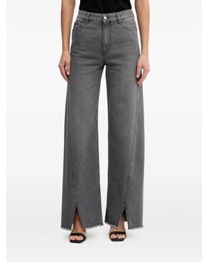 SIMONA CORSELLINI Ausgefranste Jeans - Grau