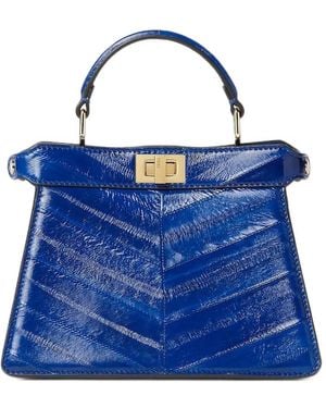 Fendi Peekaboo Iseeu Schultertasche - Blau