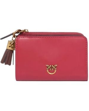 Pinko Love Birds Tassel Wallet - Red