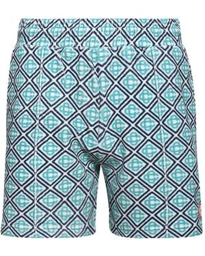CASABLANCA Towelling Shorts - Blue