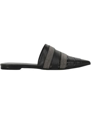 Fabiana Filippi Sabot Mules - Schwarz