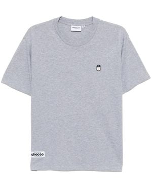 Chocoolate Logo-Patch T-Shirt - Grey